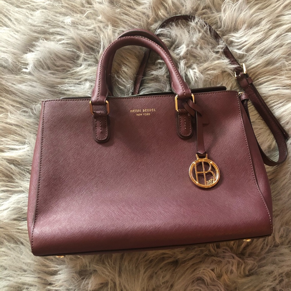 Henri Bendel West 57th Turnlock Satchel 🔥🌺